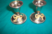 Set chandeliers en argent