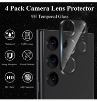 4 Pack Camera Lens Protector for Samsung Galaxy S22 Ultra