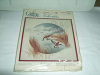 CATHY - CANADA GEESE 18" X 18" CREWEL KIT NEW