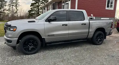 2023 Ram 1500 Big Horn. Bought leftover in March of 2024. 4x4 off road package (factory skid plates...