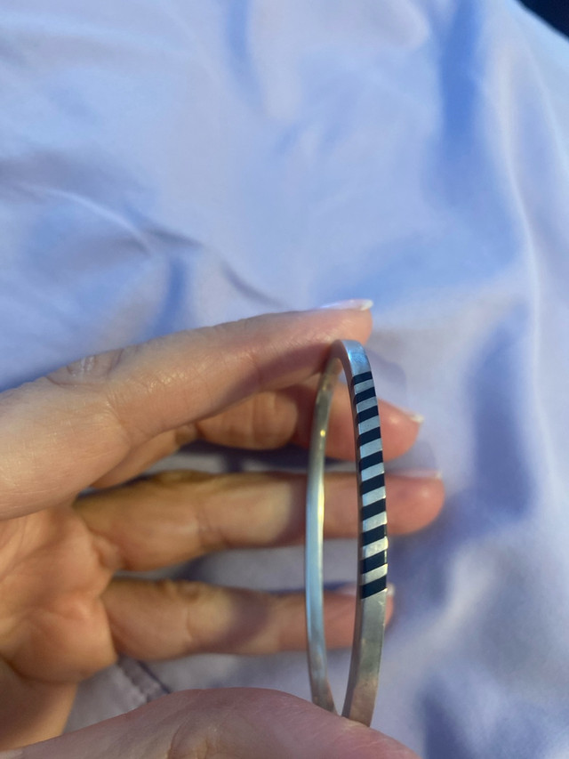 925 Sterling silver striped bracelet- New  in Jewellery & Watches in City of Halifax - Image 3