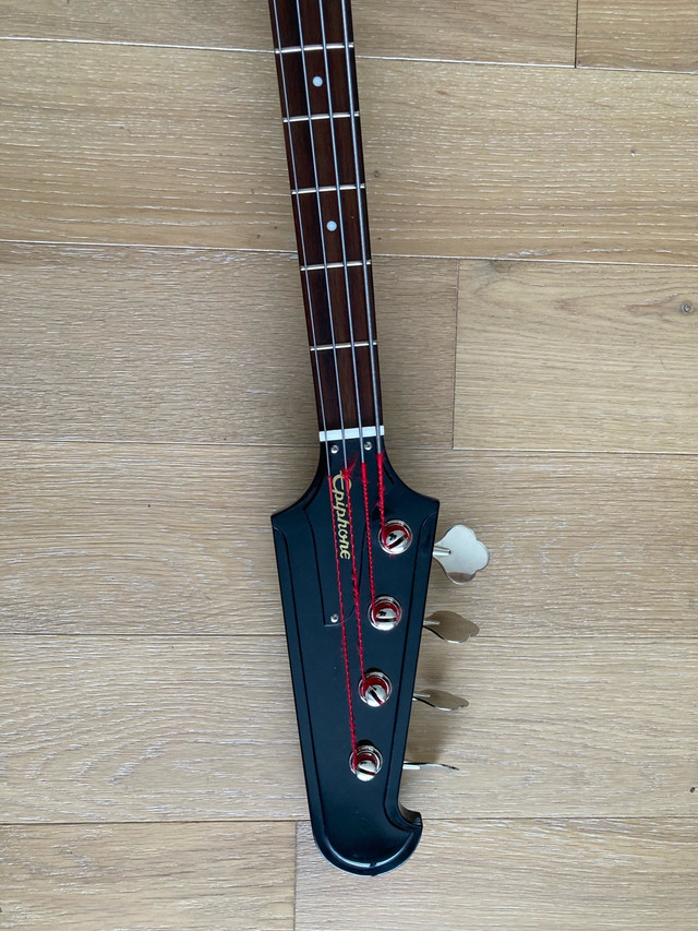 Epiphone thunderbird vintage pro - ebony in Guitars in Thunder Bay - Image 2