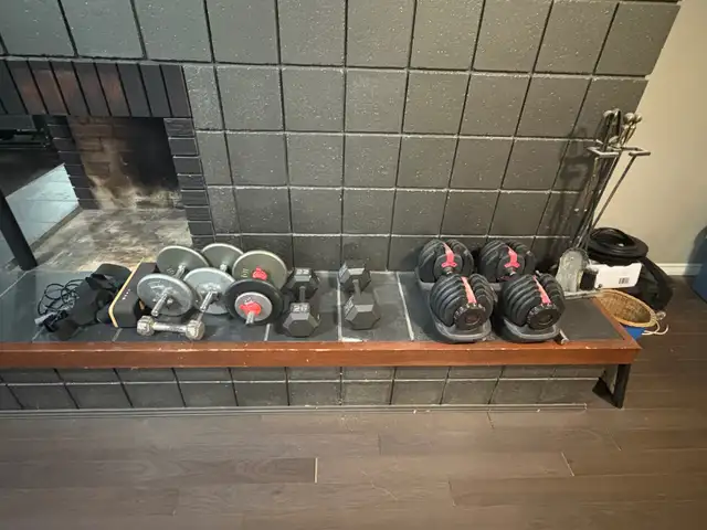 Gym set for sale - universal gym- bench-swat-dumbbells in Exercise Equipment in Kelowna - Image 3