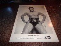 Johhny jean Rougeau Press Photo dow brasserie Wrestler original