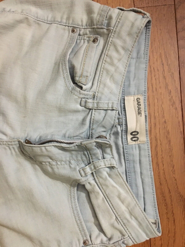 Garage jeans light, American eagle jagging‘s dark sz 00 $18 in Women's - Bottoms in Kitchener / Waterloo - Image 3