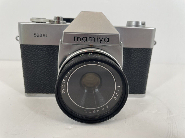 Mamiya Model 528AL 35 mm SLR Camera w/Mamiya 1:2.8 48mm Lens Tes in Cameras & Camcorders in Vancouver