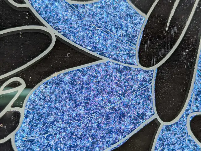 Retro Partial Box Glas-Tile 12x12" Blue Floral Wall Mirror Tiles in Home Décor & Accents in London - Image 9