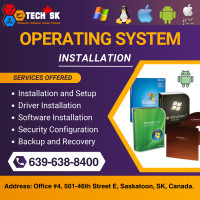 All Operating Systems Installation Service In Saskatoon