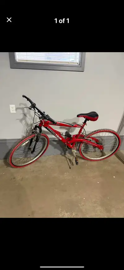 mountain bike 21” Red, View more