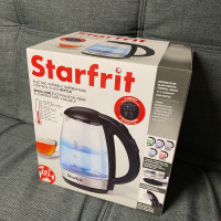 Starfrit Electric Variable Temperature Control Glass Kettle