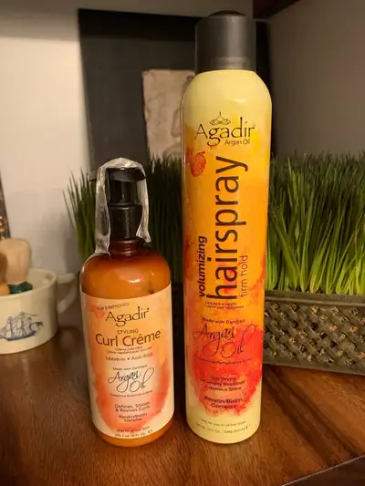 Agadir curl cream & hair spray, View more