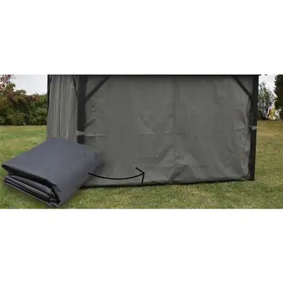 F. Corriveau International Side Curtains for Gazebo - 10-ft x 12, View more