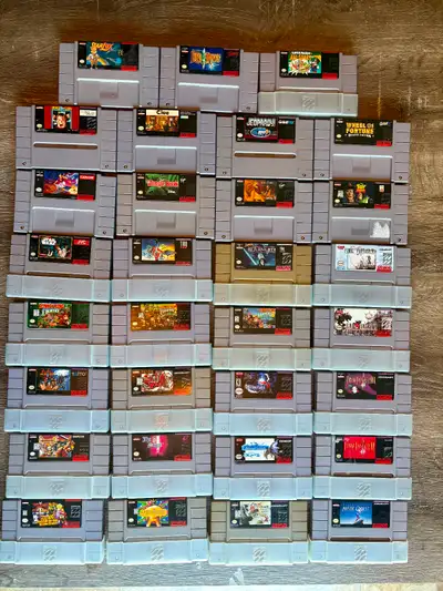 SNES Cartridges Massive Collection being sold, View more