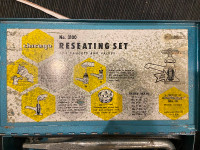 Plumbing valve reseating set
