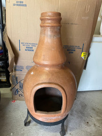 Mexican Clay Chiminea