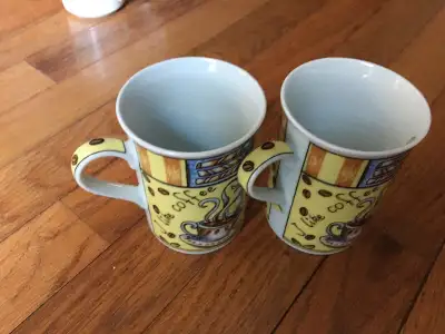 2 Coffee Mugs, View more