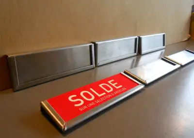 Portes Étiquettes Magasin Stainless Aimanté ou Moulure J, View more