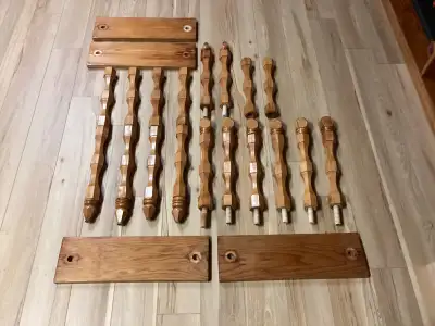 18 Inch Wooden Spindle Vintage Shelf Kit., View more