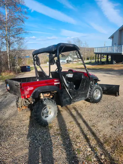Rhino 700,with quick detach snow blade,wintercover,and loading ramps
