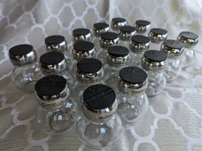 Glass Globe Spice Jars, View more