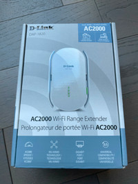 D-Link (DAP-1820) Wireless AC2000 Range Extender w Gigabit port