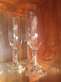 3 Champagne Glasses