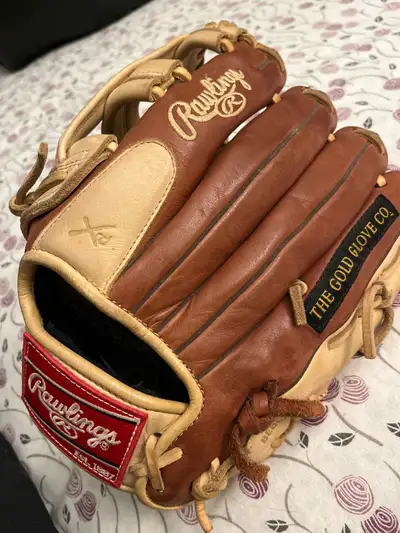 GANT DE BASEBALL CUIR occasion kipsta BA 300 25,4 Cm 10 inc