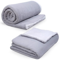 HUSH Blanket - Grey &amp; White - 42 x 72 - 8lb
