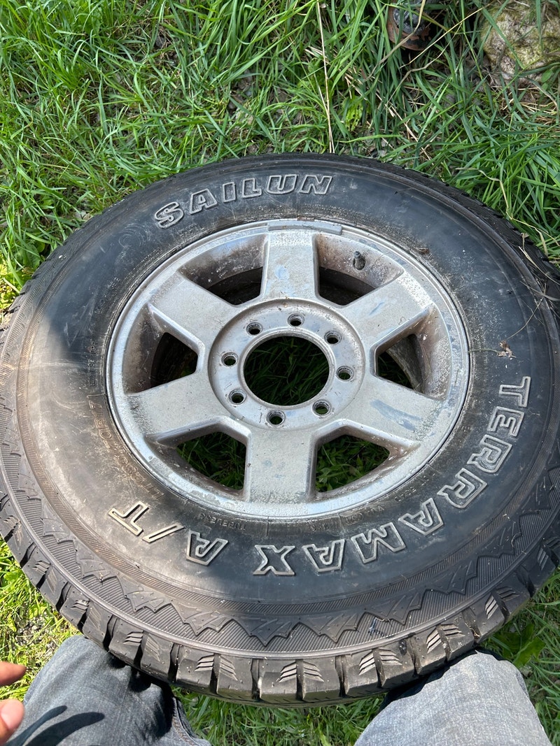 Ram 8 bolts rims and tires Tires & Rims Barrie Kijiji