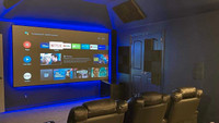 Professional TV wall mount  home theater installation