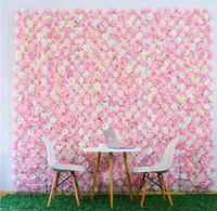 Artificial Flower Wall Background, Flower Wall Panel 3D