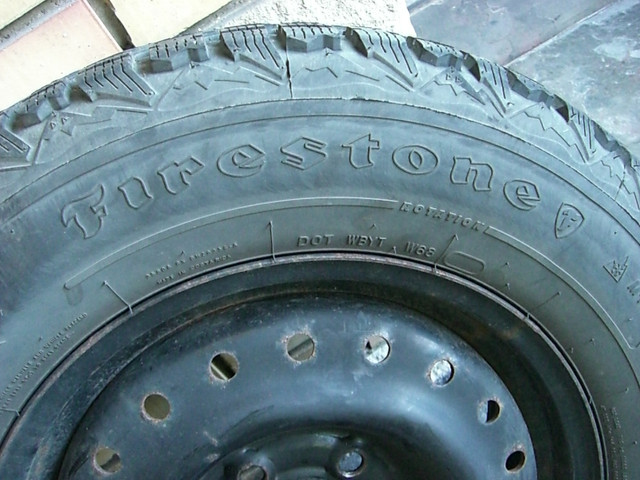 WINTER TIRES set of 4, 15" ON RIMS FITS CARAVAN OR SIMILAR in Tires & Rims in City of Toronto - Image 3