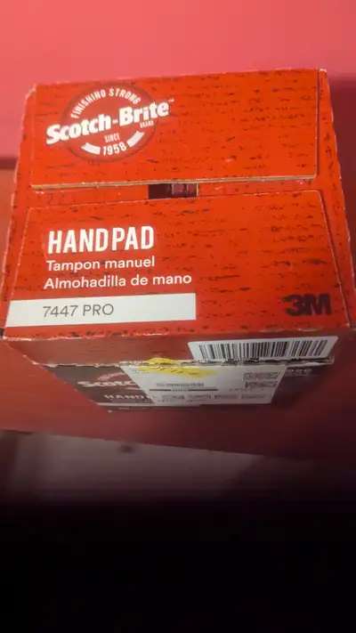 New-3M Scotch-Brite Hand Pad 7447 PRO - Surface Preparation Pad, View more