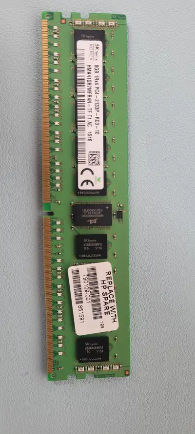 2x HYNIX 8GB RAM DDR4-2133Mhz ECC RAM, View more