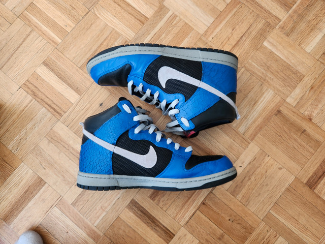 Nike zoom dunk high premium black, blue and neutral gray  in Men's Shoes in City of Toronto - Image 2