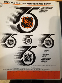 NHL Licensing Styling and Logo Guide - Early 1990's