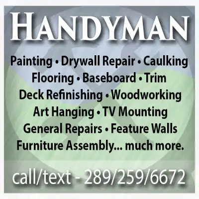 Handyman Oakville and Burlington, View more