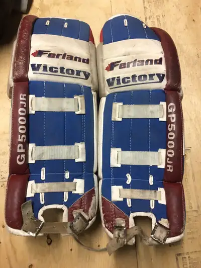 28” long goalie pads, View more