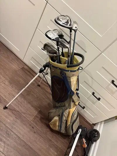 women’s right handed golf clubs and bag , View more