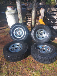 LT285/75R16 Studded Snow Tires and Wheels
