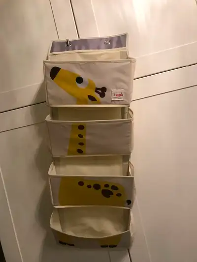 3 Sprouts hanging wall/door storage organizer. Giraffe themed. In very good condition. Pickup locati...