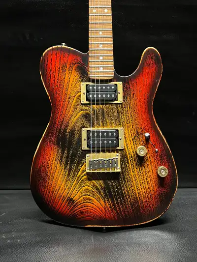 Paoletti Nancy Loft HH 400+ Heavy Black Inferno electric guitar, View more