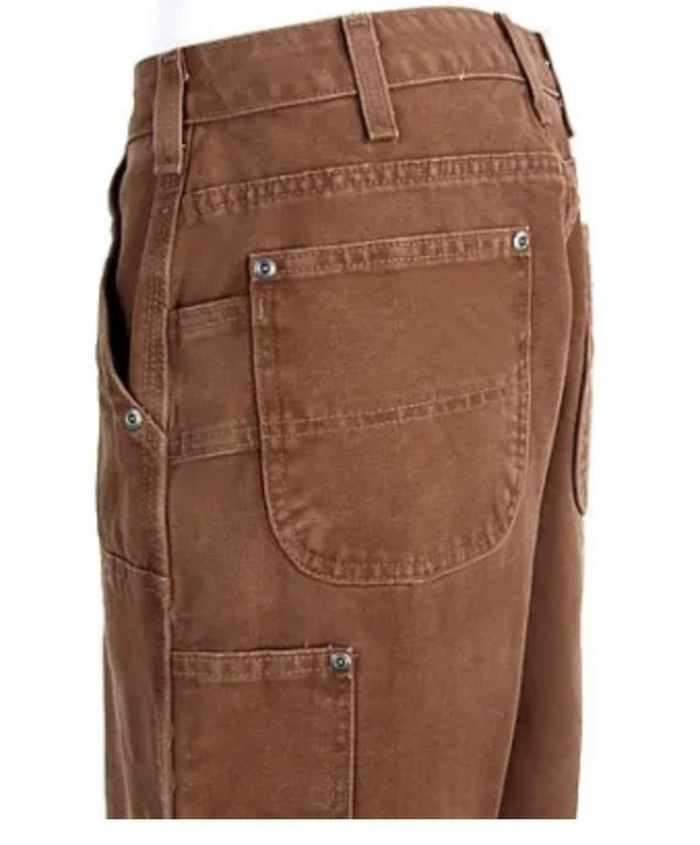 New Women’s Carhartt’s work pants 10x32, dark brown in Women's - Bottoms in Calgary - Image 4