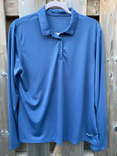 Nike Women's Dri-FIT Long-Sleeve Golf Polo XL size, View more