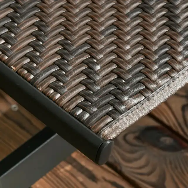 Outdoor Rattan Wicker Patio Lounger Chair Sun Lounger w/ 5-Posit in Patio & Garden Furniture in Markham / York Region - Image 10