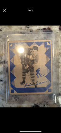  Vintage 1937-38 NHL OPC Harvey Busher Jackson hockey card