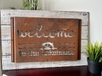 New Sign “Welcome to our Lakehouse”
