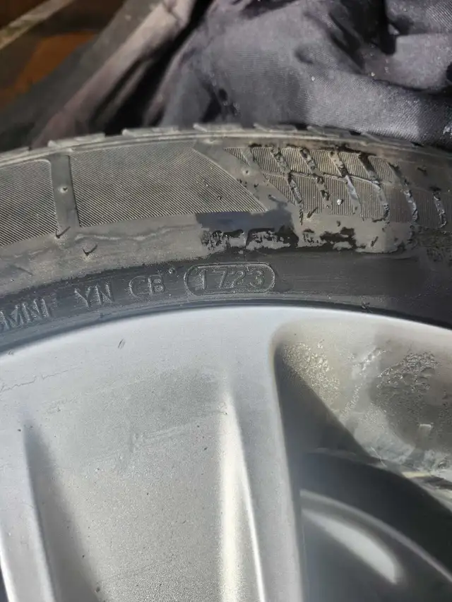 Snow Tires with OEM Dodge Charger Rims in Tires & Rims in Hamilton - Image 3