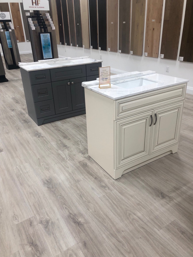 MDF Bathroom Cabinets On Sale Price With Quartz Countertop in Cabinets & Countertops in City of Toronto