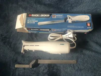 Black n Decker Electric Carving Knife for sale, View more